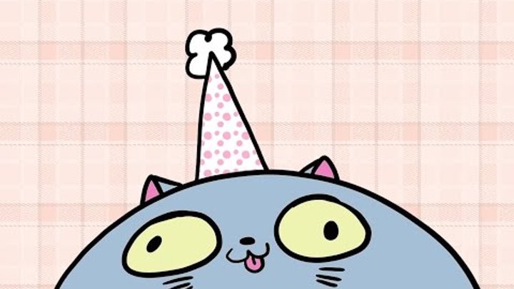 There S A Cat Licking Your Birthday Cake