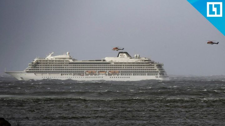 Пассажирский корабль потерпел бедствие у берегов Норвегии