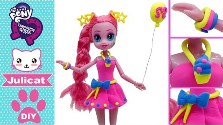 Май Литл Пони Эквестрия Герлз Пинки Пай Одежда для кукол из легкого пластилина своими руками DIY
