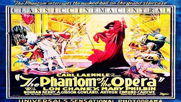The Phantom of the Opera (1925) Lon Chaney, Mary Philbin, Norman Kerry