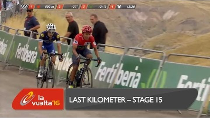 Last kilometer / Ultimo kilómetro - Étape 15 - La Vuelta a España 2016