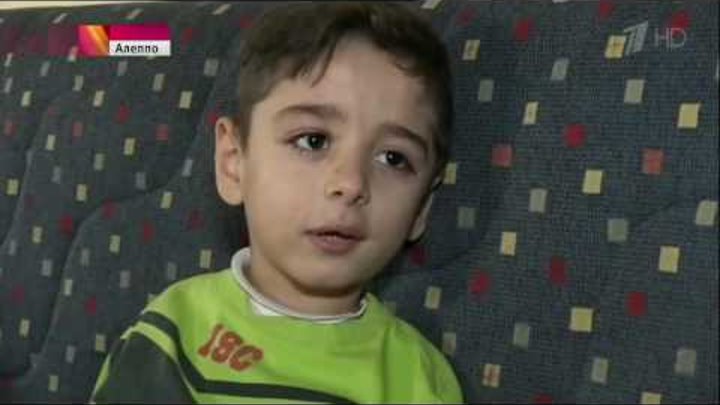 В Сирии мальчик, рожденный без рук, в результате атаки террористов потерял и ноги