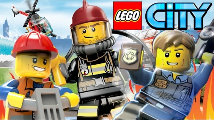 Мультик Лего Сити LEGO City Машинки, Полиция, Погоня - Все серии подряд. Мультфильм про машинки