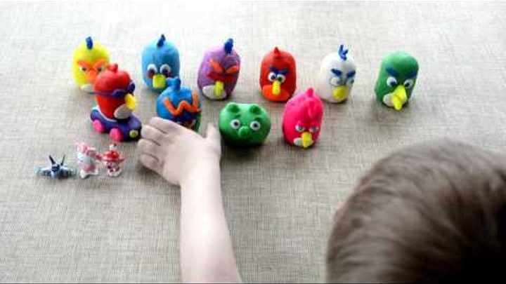 Энгри Бёрдс-ЗЛЫЕ ПТИЧКИ-Angry Birds сюрпризы распаковка с игрушками