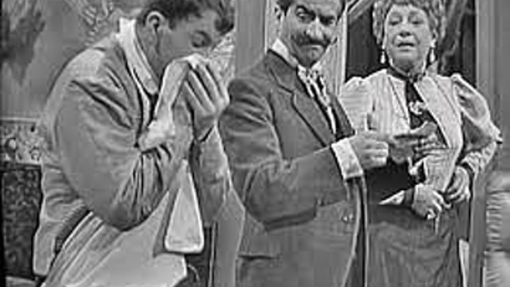 Луи Де Фюнес - Червь сомнения, или Блоха в ухе / La puce à l'oreille (Франция 1956) Комедия