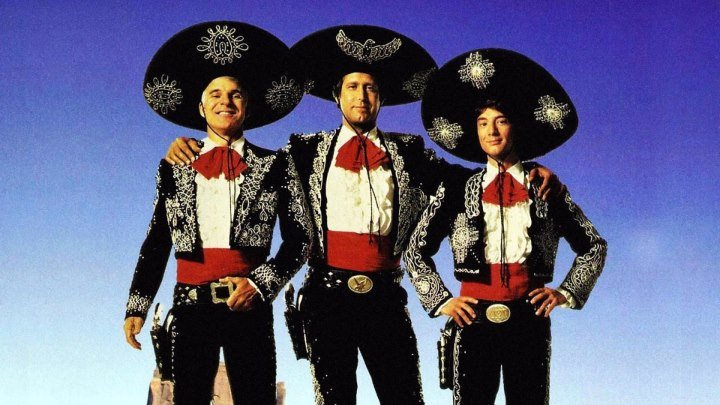Три амигос! (пародийная комедия со Стивом Мартином, Чеви Чейзом, Мартином Шортом) | США, 1986