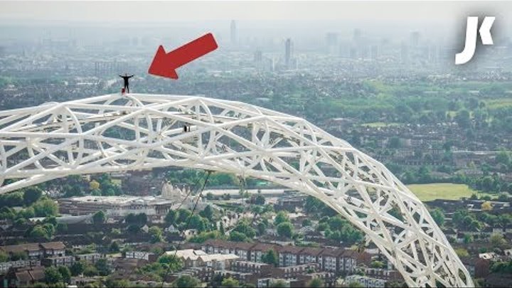 Climbing Wembley Arch | James Kingston: POV Adventures |