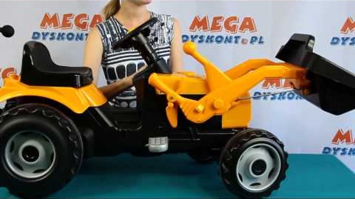 Traktor Max z łyżką, przyczepą i koparką - Smoby - www.MegaDyskont.pl - sklep z zabawkami