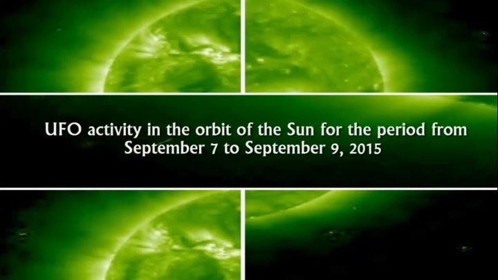 Активность НЛО на орбите Солнца за период с 7 сентября по 9 сентября 2015