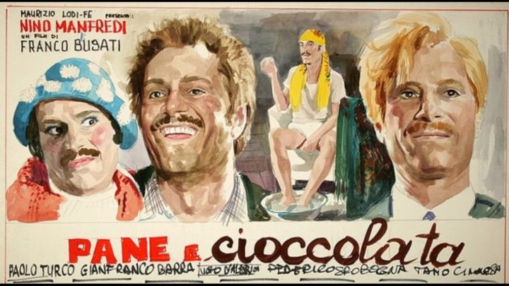 Хлеб и шоколад / Pane e cioccolata (Италия 1974) 16+ Драма, Комедия