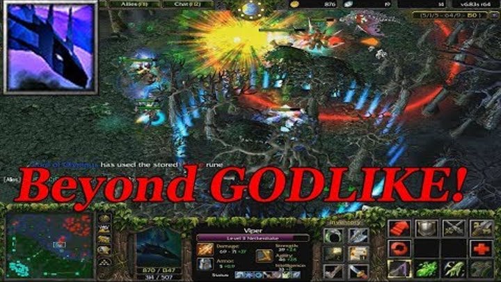 DOTA 1 - VIPER HARD GAME | BEYOND GODLIKE!!!