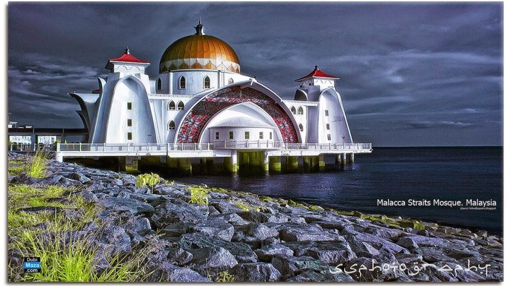 Мечети мира. HD 2 место по расположении "Селат Мелака" Малайзия (айфон)