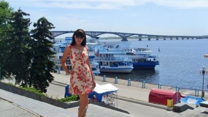 Russian Beautiful Girls. Embankment on Volga River. Saratov. Vlog: Russian Girl in Russia. P8