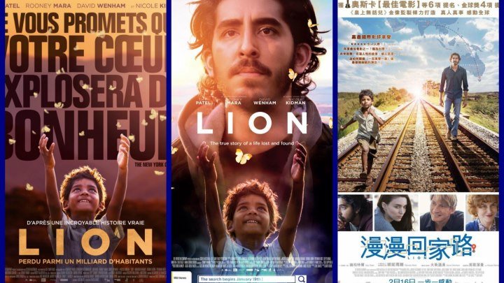 Лев.(2016)Lion- Основан на реальных событиях.