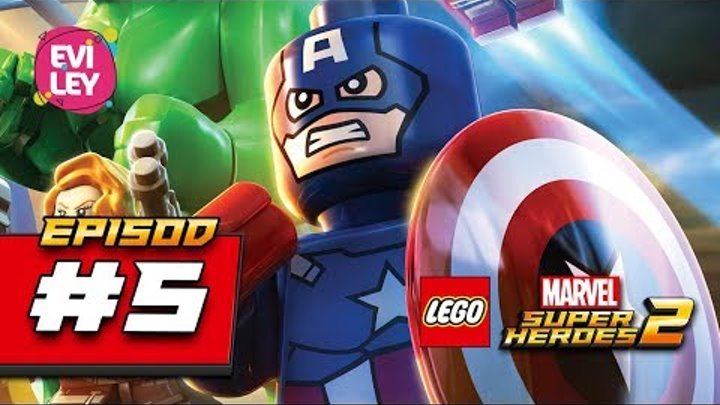LEGO Marvel Super Heroes 2 Black Panther with Star Lord and Captain America episod 5 Прохожден