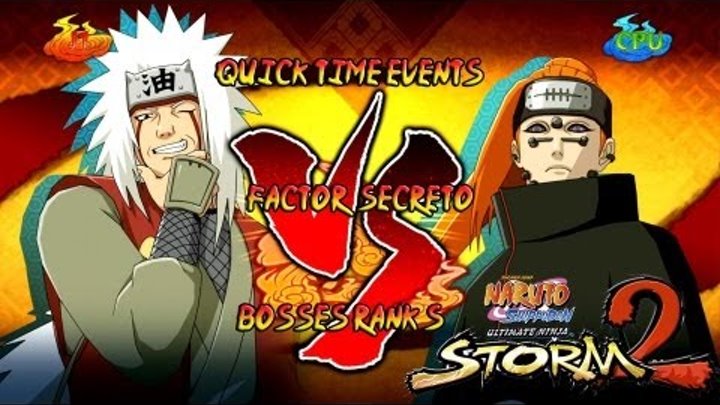 Naruto Shippuden: Ultimate Ninja Storm 3 1080p Boss 8 Pain Rank S | Jiraiya vs Pain