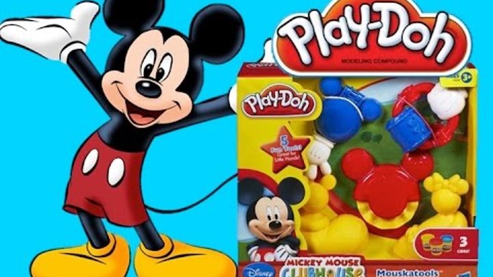 Play Doh Mickey Mouse Clubhouse Tools Плей до набор пластилина Клуб Микки Мауса инструменты