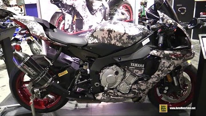 2016 Yamaha R1S Custom Camo Bike - Walkaround - 2016 AIMExpo Orlando