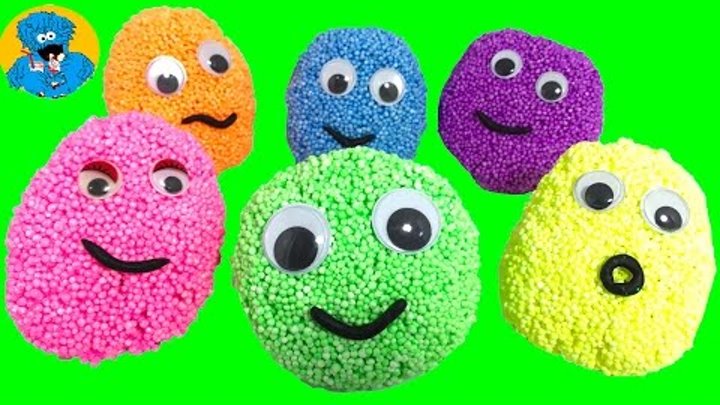 Learn Colors for Children Foam Surprise Eggs Учим Цвета Открываем Киндер Сюрпризы Маша и Медведь