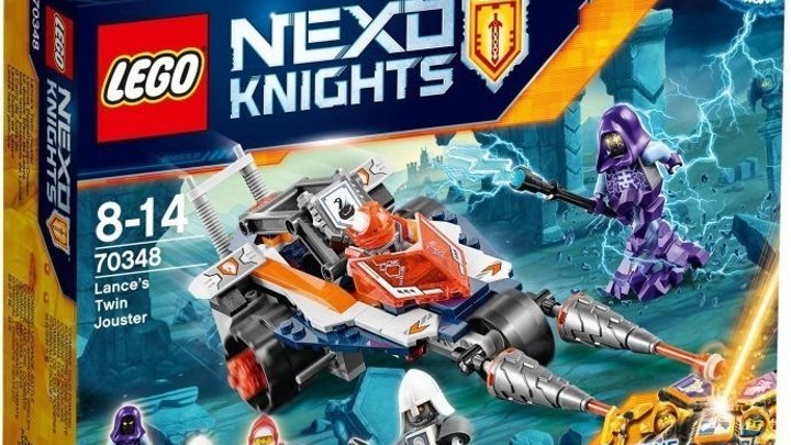Лего Нексо Найтс 70348 Турнирная машина Ланса - Обзор LEGO Nexo Knights Lance's Twin Jouster