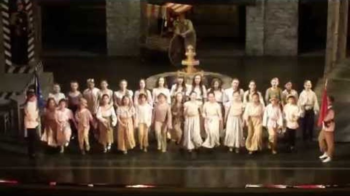 Bizet "CARMEN" Street-children choir in the Lviv Opera, Львівський оперний театр