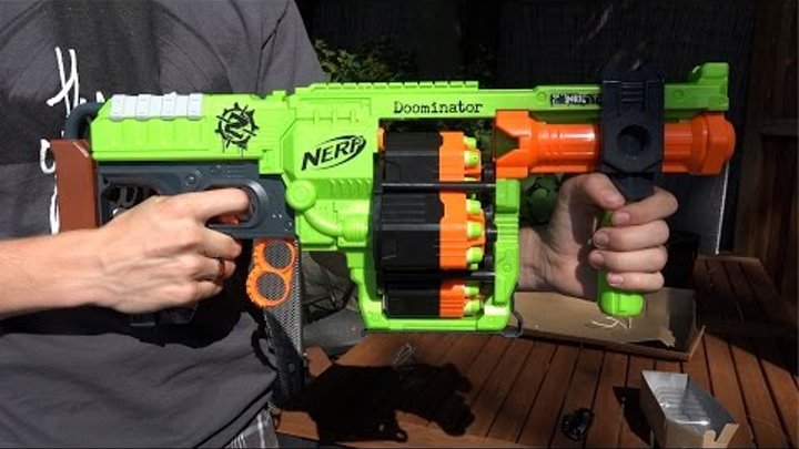 Nerf Zombie Strike Doominator Unboxing and Review