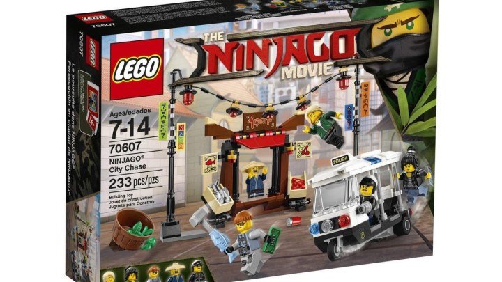 LEGO Ninjago Movie НИНДЗЯГО Сити Ограбление киоска Обзор и сборка конструктора Lego 70607