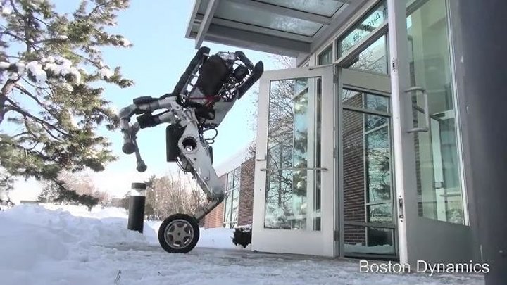 В Boston Dynamics научили робота прыгать...