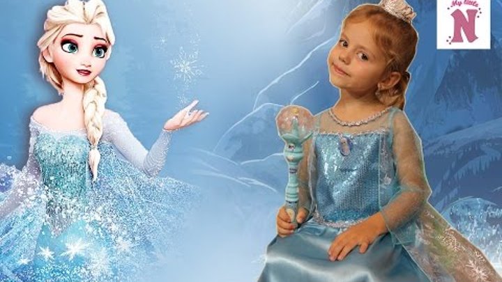 FROZEN Холодное сердце Принцесса Эльза Платье с аксессуарами Распаковка сюрприза Disney Frozen Elsa