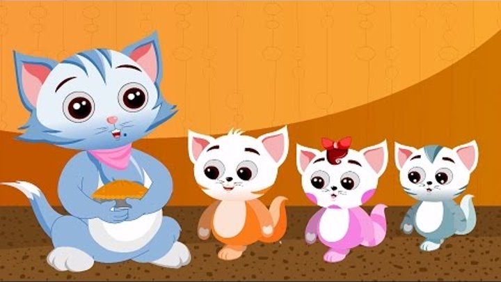 Три маленькие котята | Песня для детей | Kittens Rhyme | Song For babies | Three Little Kittens