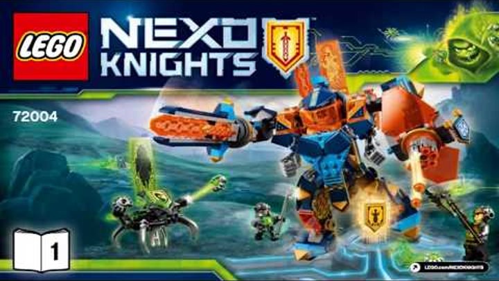 LEGO Nexo Knights 2018 TECH WIZARD SHOWDOWN 72004 Лего Нексо Рыцари Решающая битва роботов #1