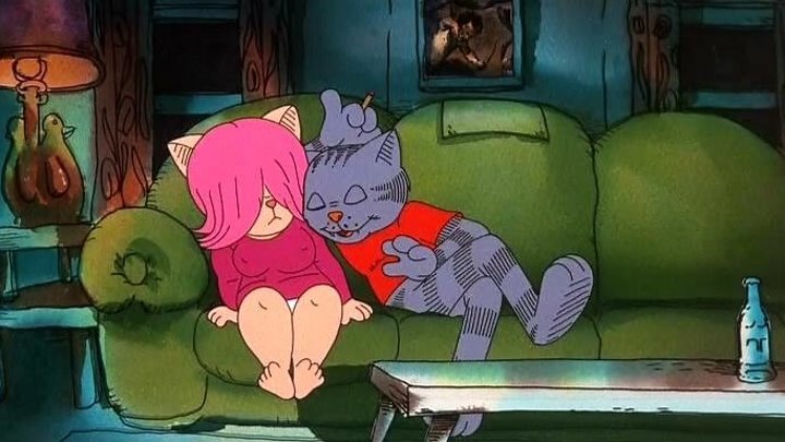 Девять жизней кота Фрица (США 1974 HD) 18+ Комедия, Мультфильм