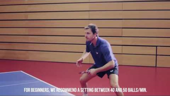 Tutorial with Timo Boll: Butterfly AMICUS table tennis robot