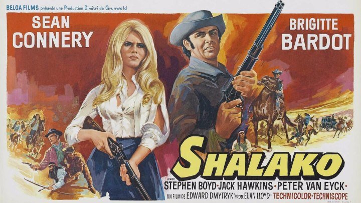 Шалако / Shalako (Великобритания 1968) Вестерн 🔫 Бриджитт Бардо🔫 Шон Коннери🔫