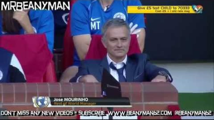 Jose Mourinho invasione di campo