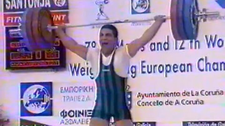 1999 European Weightlifting Championships, 77 kg class.
