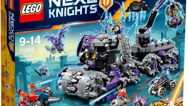 Лего Нексо Найтс 70352 Штурмовой разрушитель Джестро. Обзор LEGO Nexo Knights Jestro's Headquarters