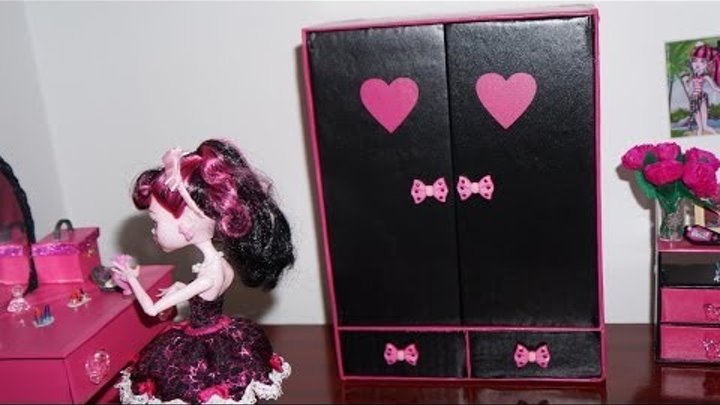 Como fazer guarda-roupa #2 para boneca Monster High, Barbie e etc
