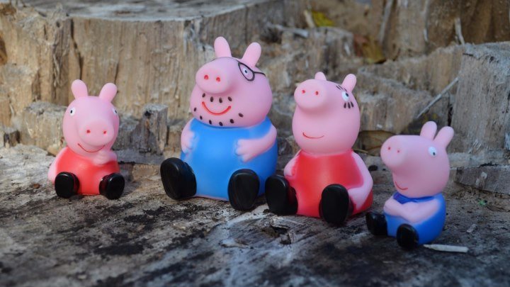 Peppa Pig свинка Пеппа и ее семья Мультфильм для детей. Волшебная осень