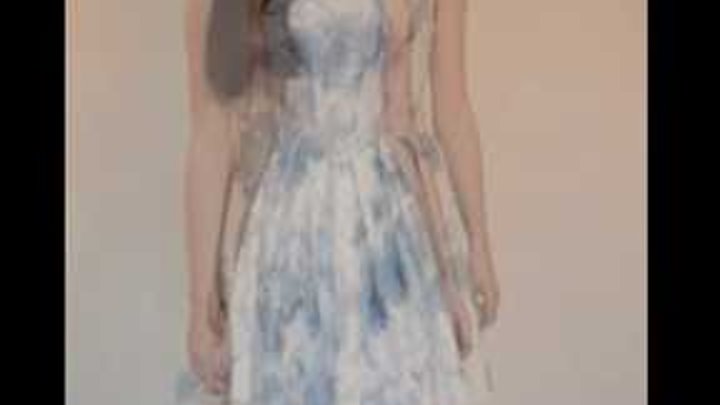 Платье 'Жасмин' Dress "Jasmine" blue