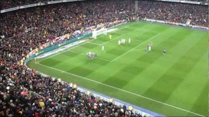 Gol Dani Alves - Partido de vuelta Super clasico Barcelona - Madrid 25.01.2012 Copa del Rey.wmv