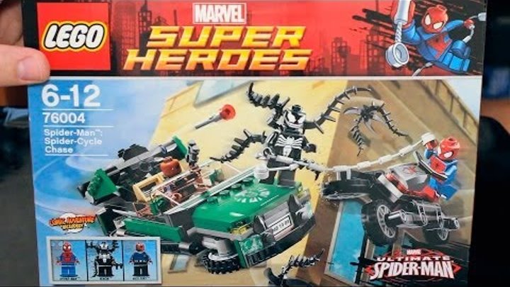 Обзор и сборка LEGO Marvel Super Heroes 76004 Ultimate Spider-man от Hodgepodgedude