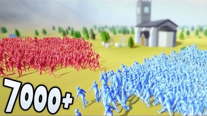 Totally Accurate Battle Simulator МАССОВАЯ БИТВА