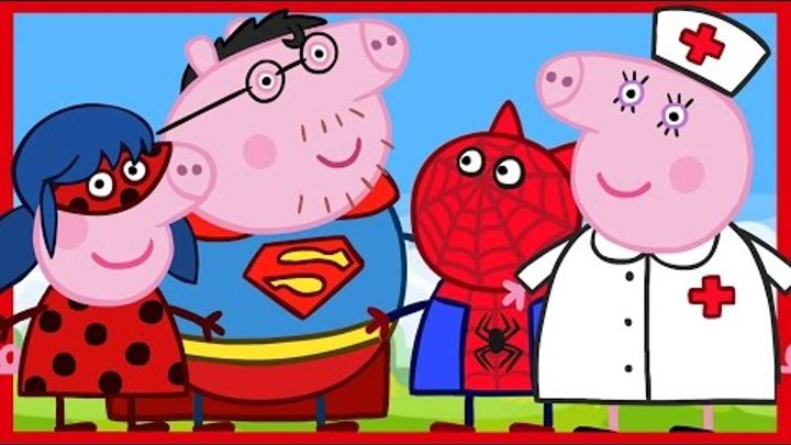 Киндер Сюрприз. Все серии. Свинка Пеппа - Супергерои, Энгри Бёрдз. Peppa Pig. Kinder Surprise.