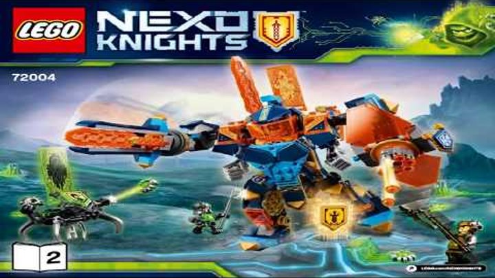 LEGO Nexo Knights 2018 TECH WIZARD SHOWDOWN 72004 Лего Нексо Рыцари Решающая битва роботов #2