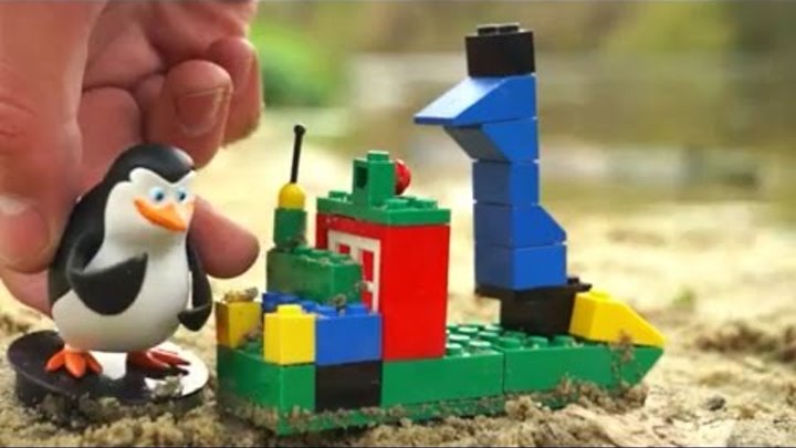 Lego. Игры для мальчиков. Пират Джек и Шкипер строят лодку. Видео для детей.