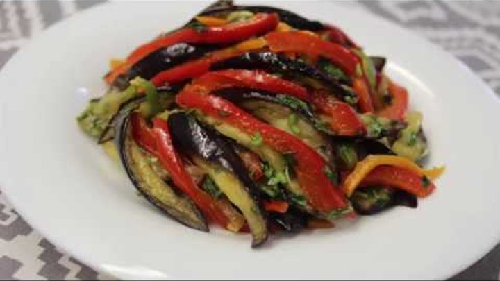 Ən Dadlı Badımcan Salatı . Nefis Patlıcan Salatası Tarifi.Eggplant Salad Recipe