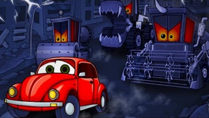 Хищные машины Машина ест машину Car Eats Car #13 мультик игра про красную машинку #КИД
