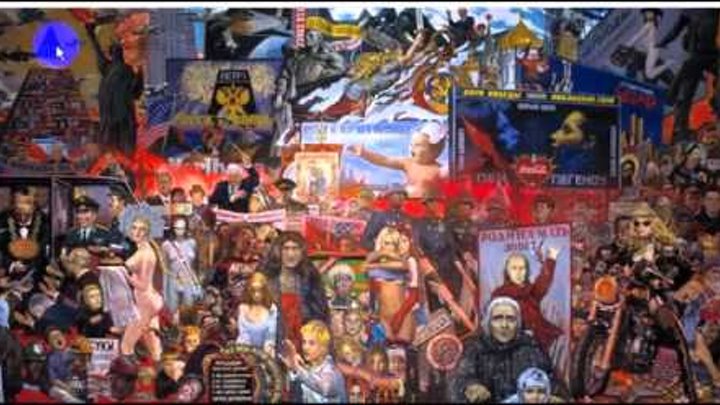 О картине И С Глазунов Рынок нашей демократии 1999 Часть Вторая