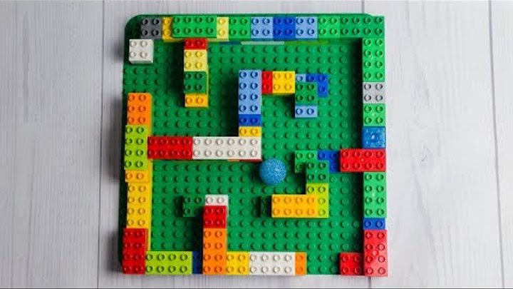 Лабиринт из Lego Duplo | Развивающие игры с Lego Duplo | Marble Maze Lego Duplo
